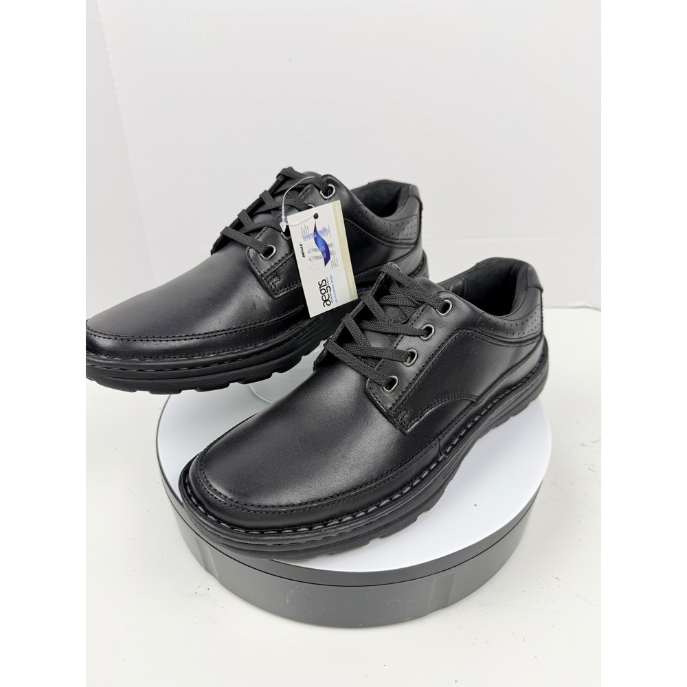 Drew Orthopedic Arch Suppory Men's Black Leather Comfort Oxford Dress Shoes 10 N